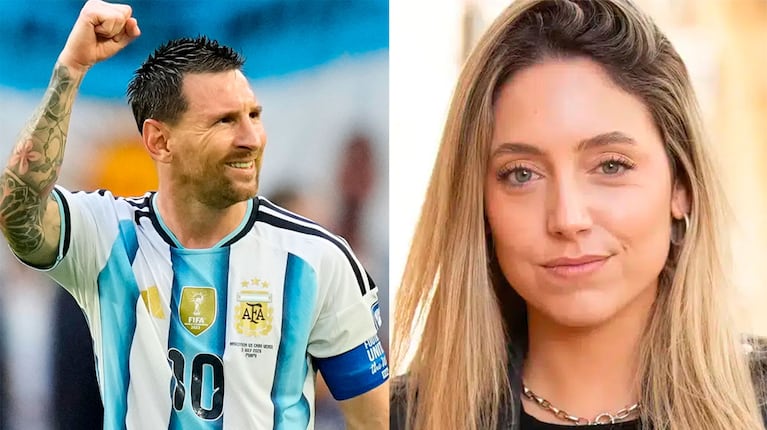 Lionel Messi tuvo un gesto que desactivó los rumores con Sofi Martínez (Fotos: AP y redes sociales).