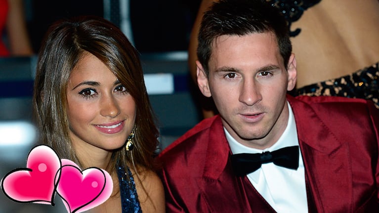 Lionel Messi y Antonela Roccuzzo