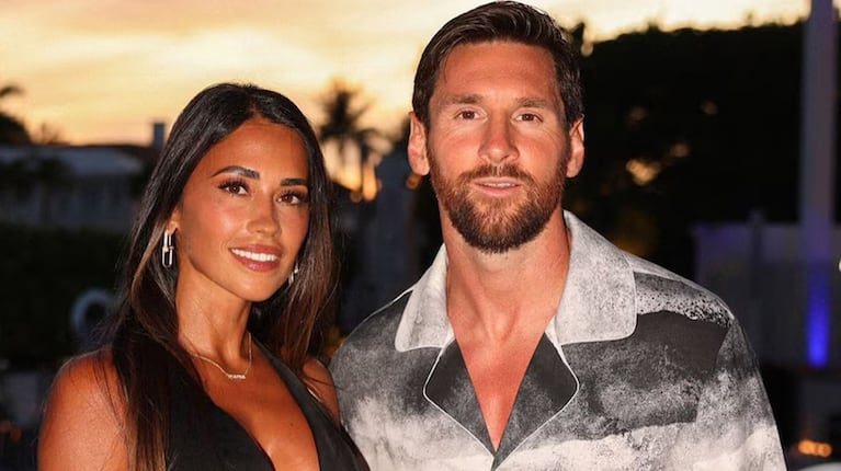Lionel Messi y Antonela Roccuzzo. Foto: Instagram @leomessi