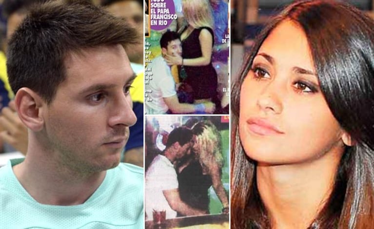 Lionel Messi y Antonella Roccuzzo: qué pasó después de las fotos. (Fotos: diario Muy, revista Pronto y Web)