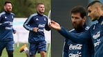 Lionel Messi y Mauro Icardi (Fotos: Instagram/@mauroicardi).