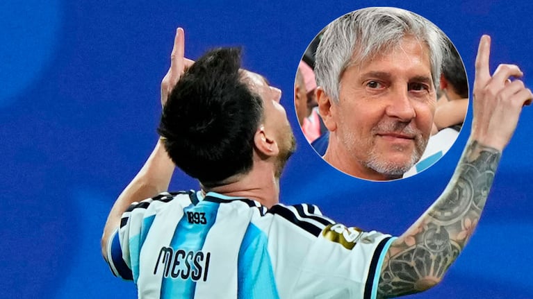 Lionel Messi y su papá, Jorge. (Foto: AP Photo/Charlie Riedel)