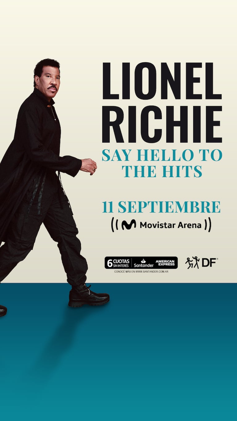 Lionel Richie regresa con sus más grandes éxitos.