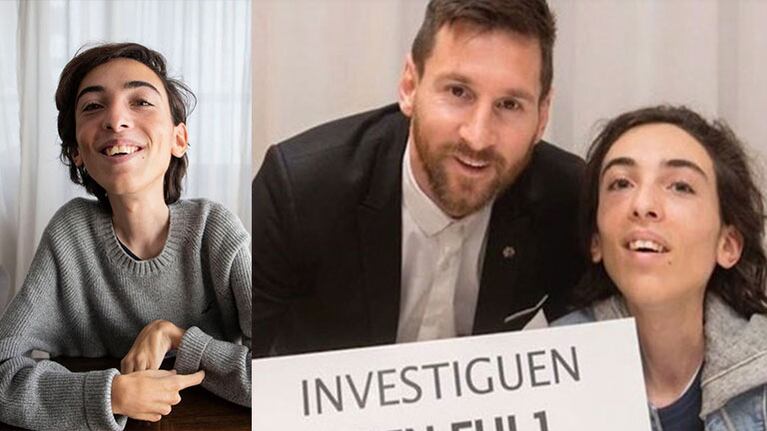 Lionel visitó a Thiago en su casa.