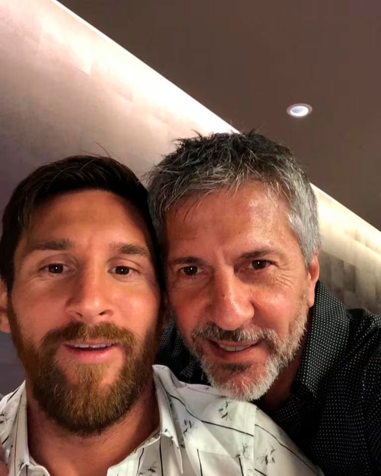 Lionel y Jorge Messi.