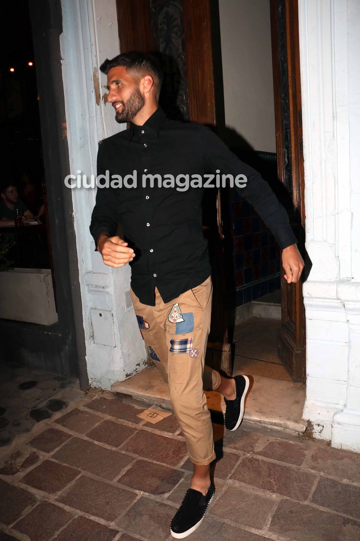 Lisandro López en el cumpleaños de Candelaria Tinelli. (Fotos: Movilpress)
