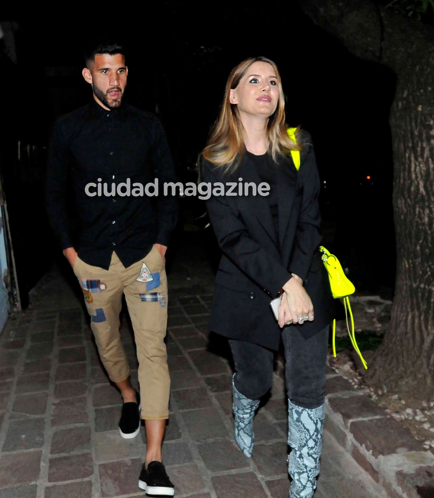 Lisandro Lopez y Micaela Tinelli en el cumpleaños de Candelaria Tinelli. (Fotos: Movilpress)