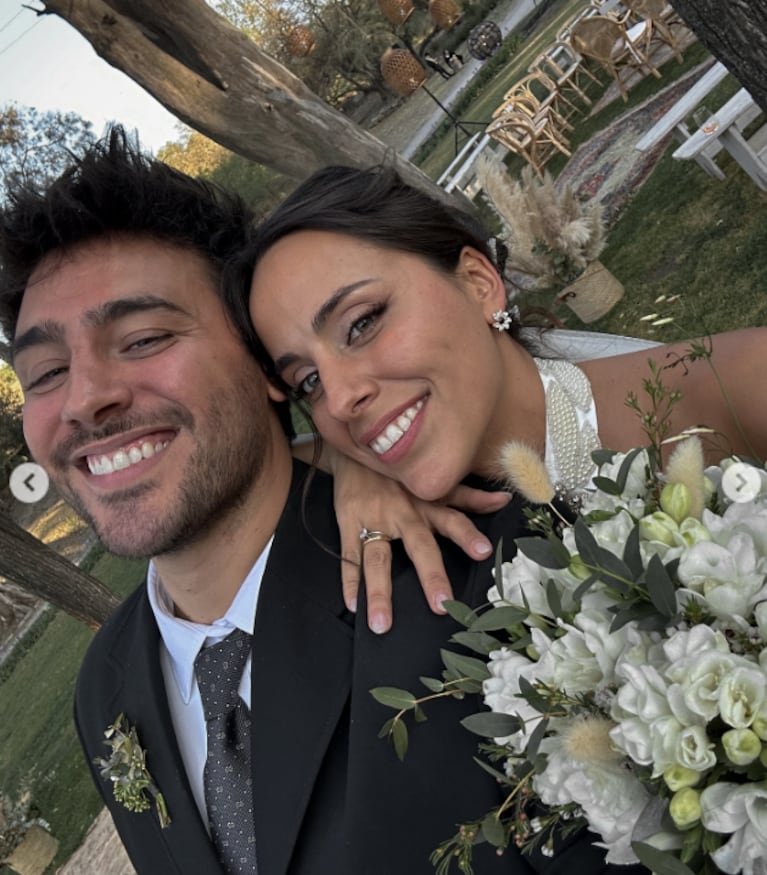 Lizardo compartió en Instagram las fotos más lindas del casamiento de su hermana Milagros en Córdoba.