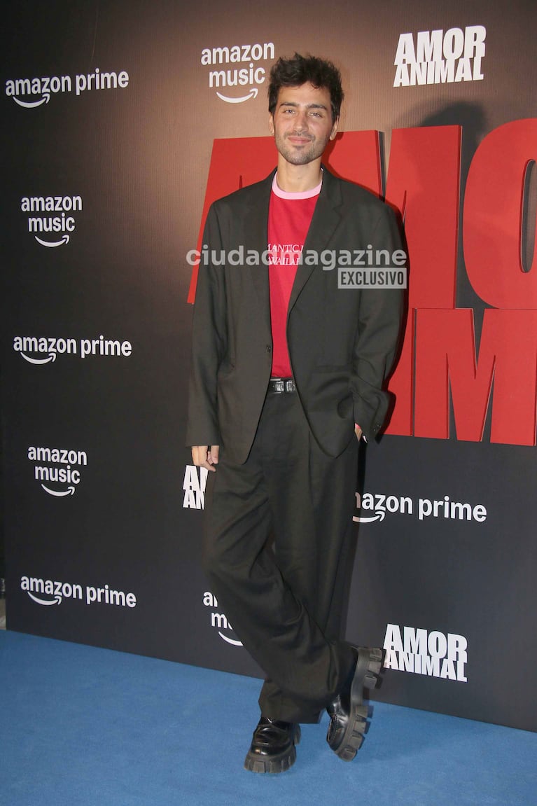 Lizardo Ponce en el estreno de Amor Animal (Foto: Movilpress).