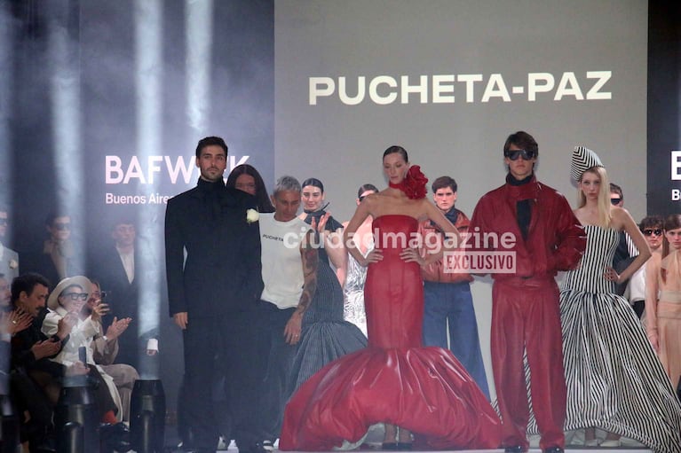 Lizardo Ponce y Benicio Gravier en el BAFWEEK (Foto: Movilpress).