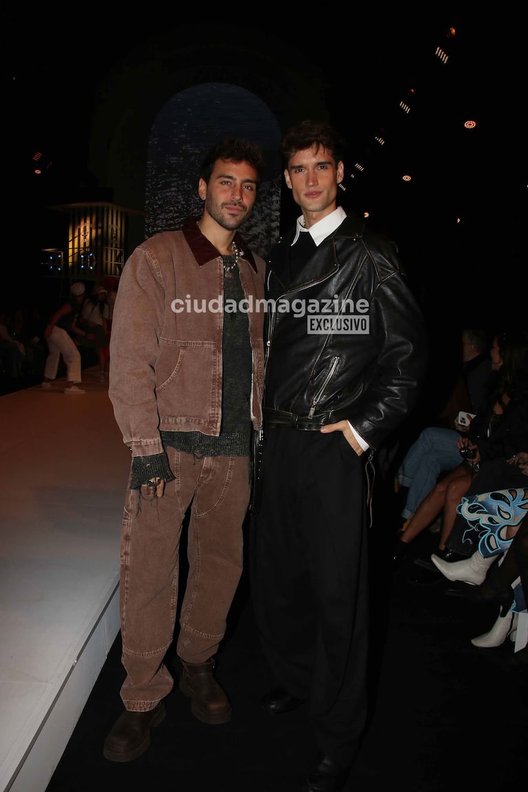 Lizardo Ponce y Franco Poggio en el BAFWEEK (Foto: Movilpress).