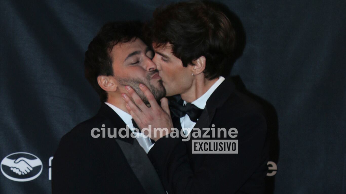 Lizardo Ponce y su novio Franco. Foto: Movilpress.
