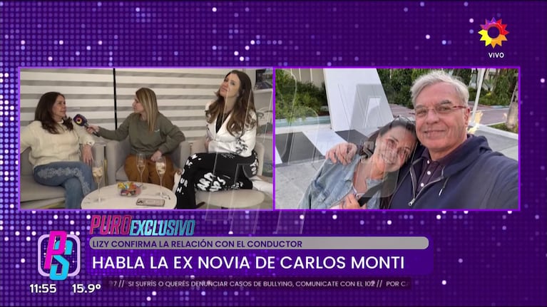Lizi, la mujer que fue pareja de Carlos Monti tras quedar viudo.