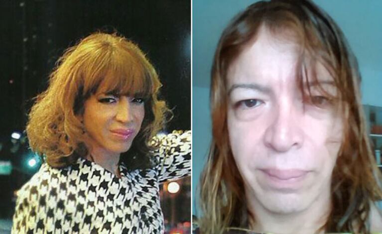 Lizy Tagliani, a cara lavada (Foto: Web y Twitter)