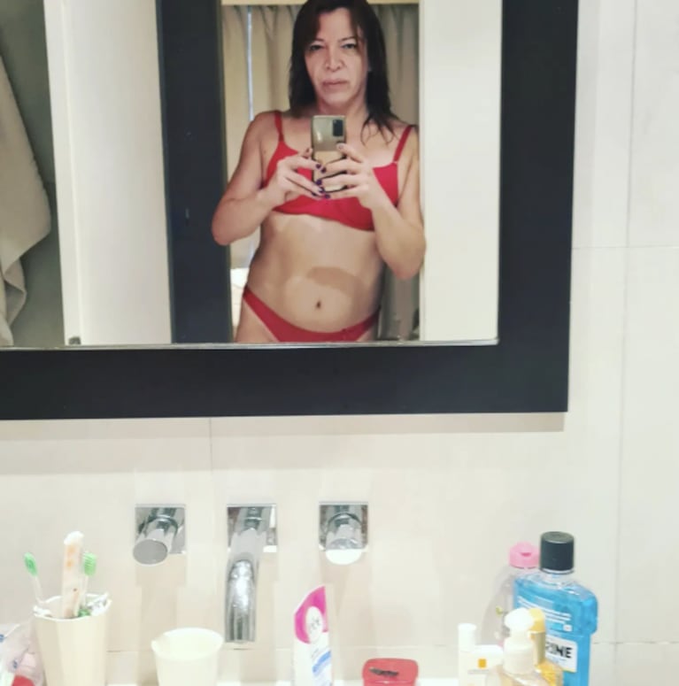 Lizy Tagliani compartió una foto al natural e hizo una profunda reflexión: "Nací hombre pero no menos mujer"