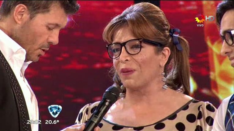 Lizy Tagliani derrotó a Rosemary González en el duelo telefónico. (Foto: Captura de TV)