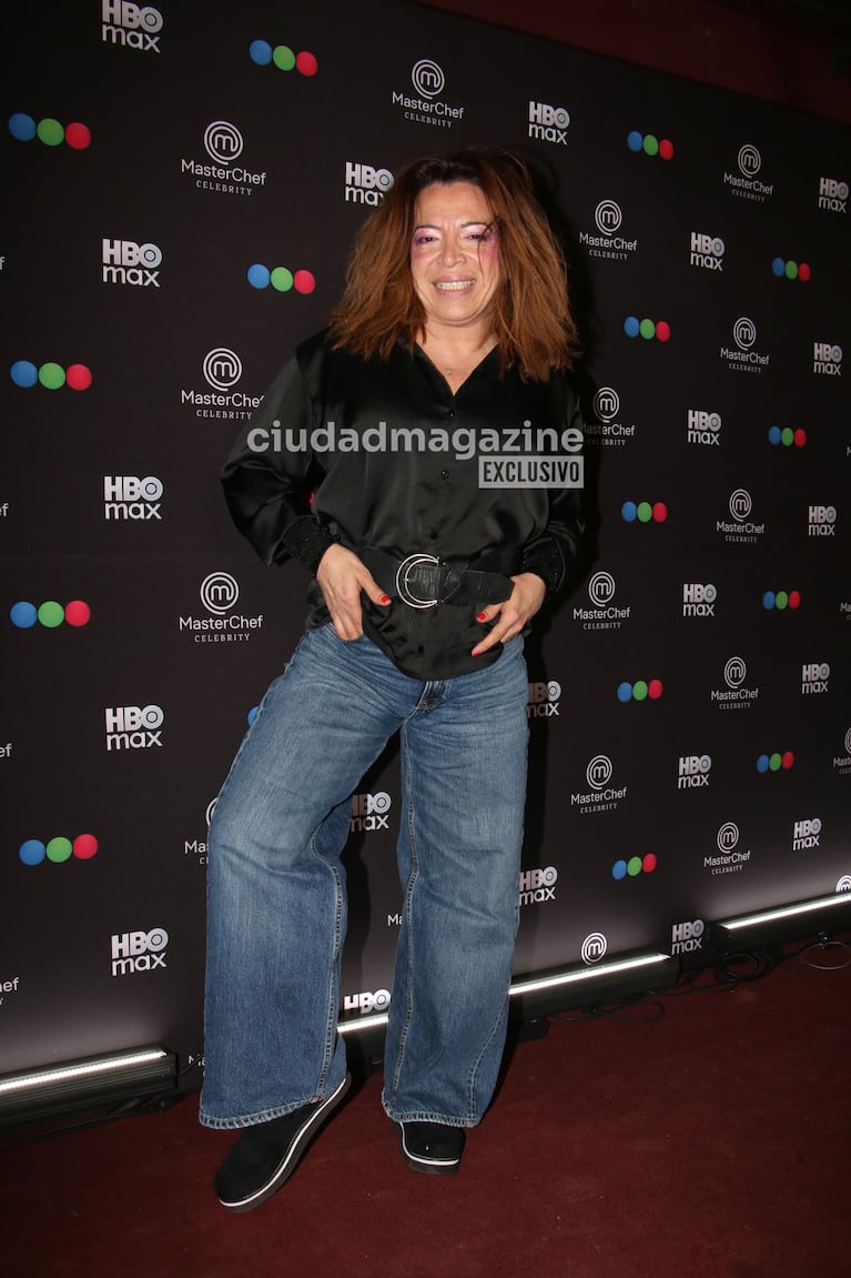 Lizy Tagliani en el estreno de Masterchef Celebrity (Foto: Movilpress).