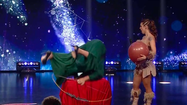 Lizy Tagliani en Got Talent Argentina (Foto: captura Telefe)