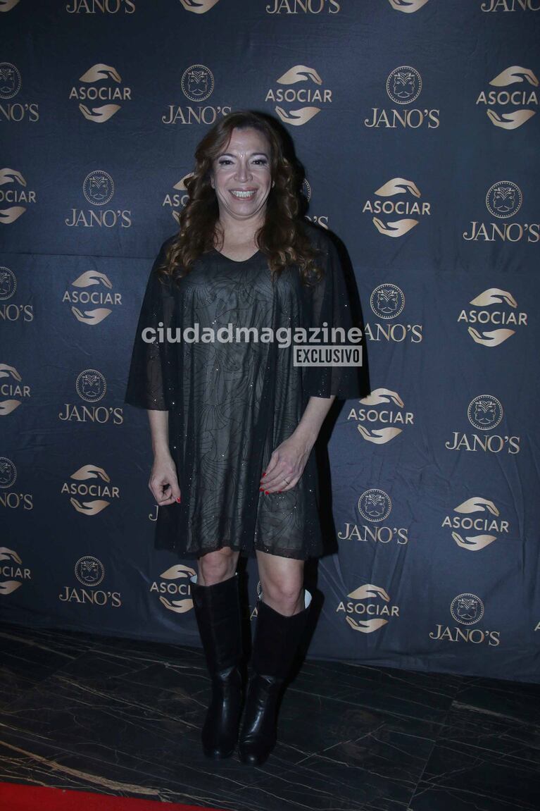 Lizy Tagliani en la gala de Asociar (Foto: Movilpress).