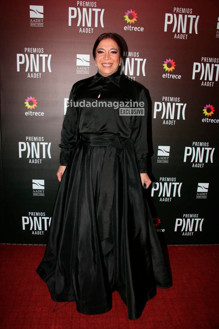 Lizy Tagliani en los Premios Pinti (Foto: Movilpress).
