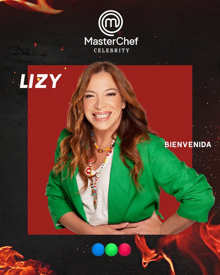 Lizy Tagliani en MasterChef Celebrity (Foto: Instagram @
masterchefargentina)