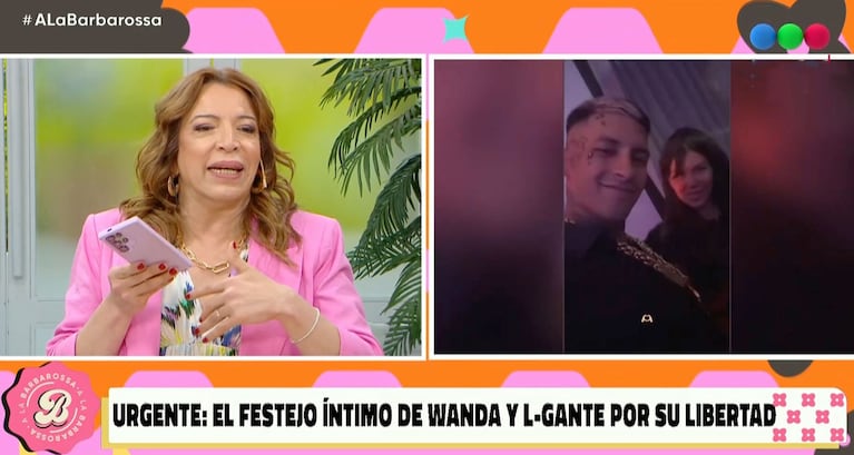 Lizy Tagliani le mandó un tremendo audio a Wanda Nara para saber la verdad de su relación con L-Gante
