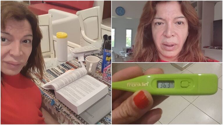Lizy Tagliani mostró cómo atraviesa su recuperación de Covid-19 (Fotos: Instagram)