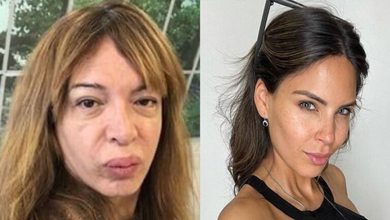 Lizy Tagliani mostró su look inspirado en Barby Franco y la modelo reaccionó.