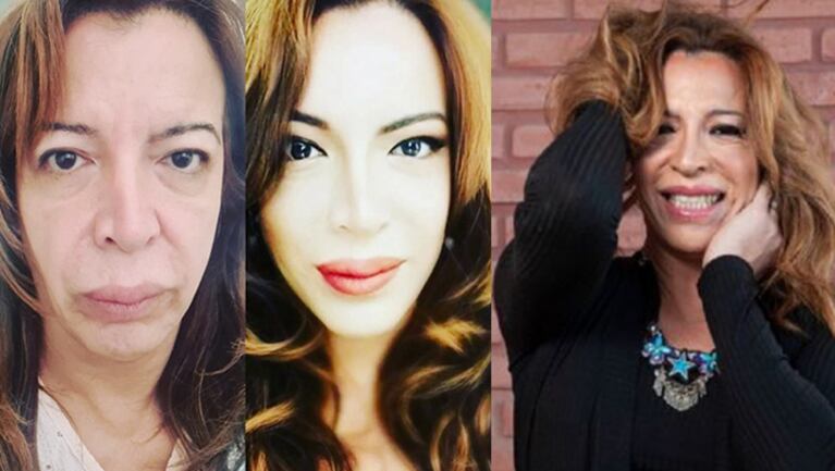 Lizy Tagliani publicó con humor sus fotos con y sin filtros.
