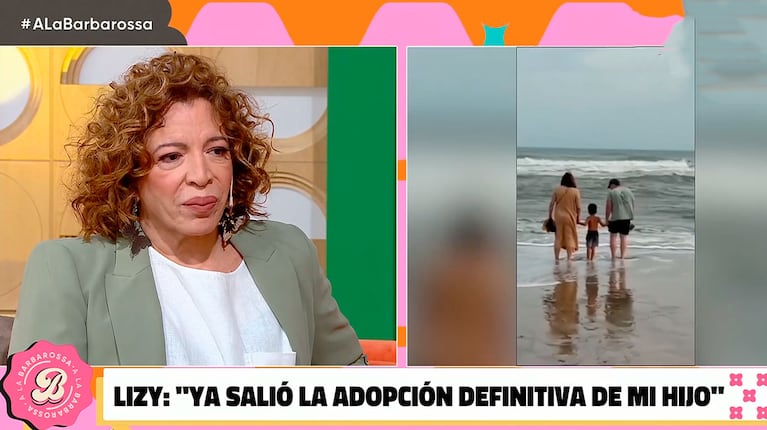 Lizy Tagliani reveló cómo habló con su hijo sobre su identidad (captura de Telefe)