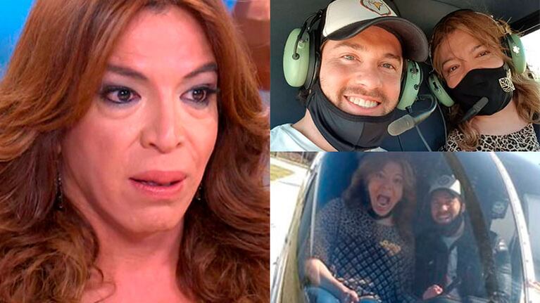 Lizy Tagliani salió fuerte al cruce de las críticas por festejar su cumpleaños en helicóptero con su novio
