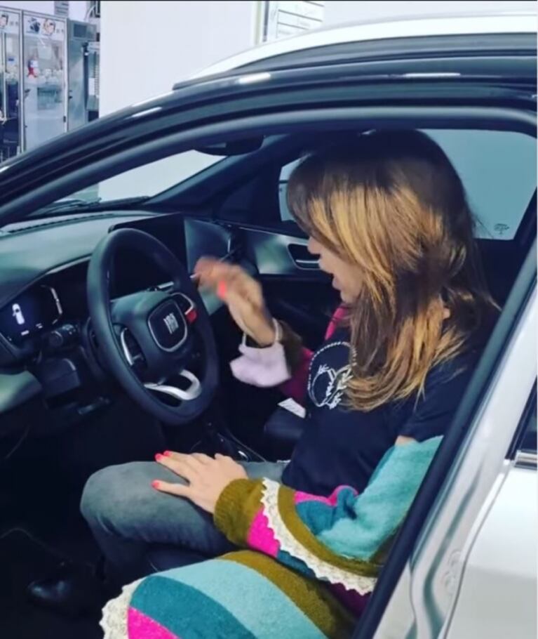 Lizy Tagliani se compró su primer auto 0 km: “Ojalá todos puedan cumplir sus sueños”