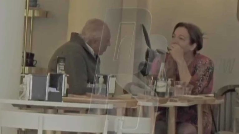 Lizy Tagliani se reunió en 1° de mayo con Gustavo Yankelevich (Foto: captura eltrece)