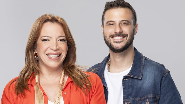 Lizy Tagliani y Diego Leuco. Foto: Telefe