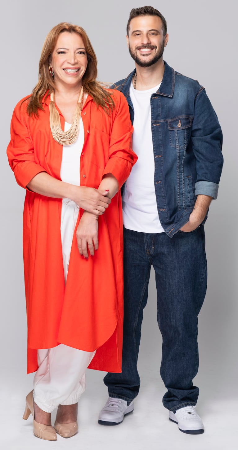 Lizy Tagliani y Diego Leuco. Foto: Telefe