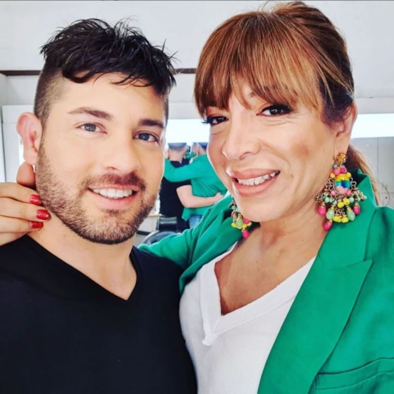 Lizy Tagliani y Leo Alturria.