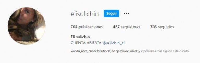Llamativa decisión de Eli Sulichin tras blanquear su noviazgo con Benjamín Vicuña: abrió una cuenta de Instagram pública