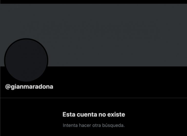 Llamativa decisión de Gianinna Maradona: eliminó sus cuentas de Instagram y Twitter