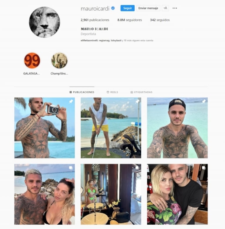 Llamativo gesto de Mauro Icardi en medio del nuevo acercamiento de Wanda Nara y L-Gante