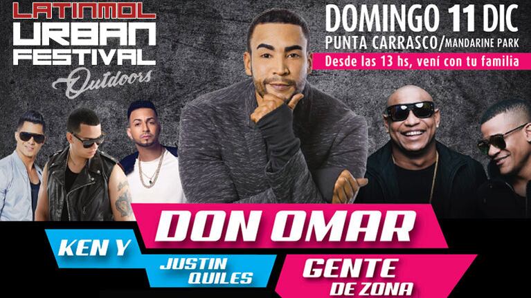 Llega el Latinmol Urban Festival con Don Omar, Gente de zona y muchos artista más, ¡y Ciudad.com te regala entradas!