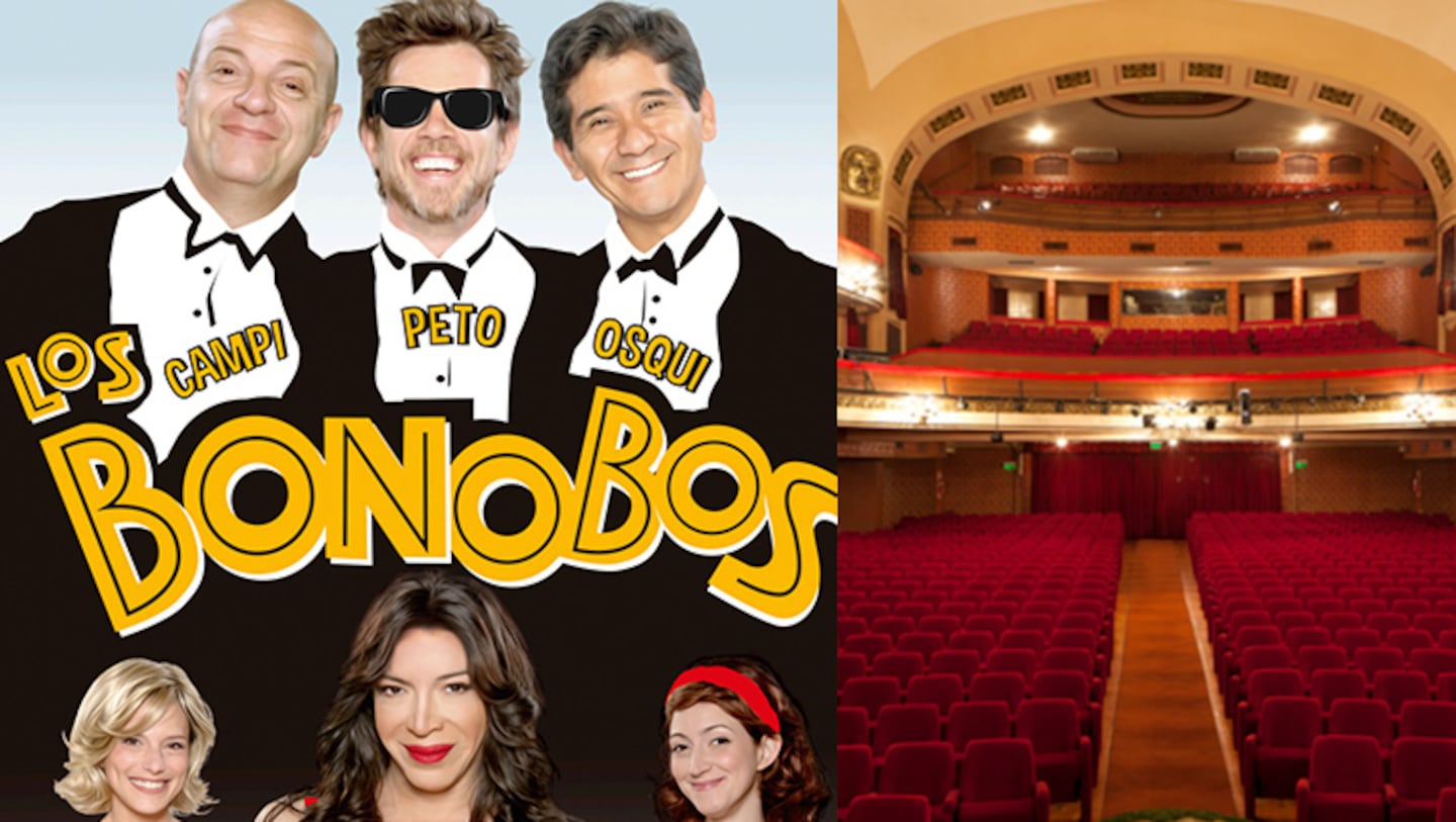 Llega la divertida comedia Los Bonobos al teatro Lola Membrives.