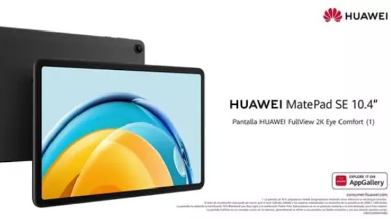 Llega la tableta Huawei MatePad SE