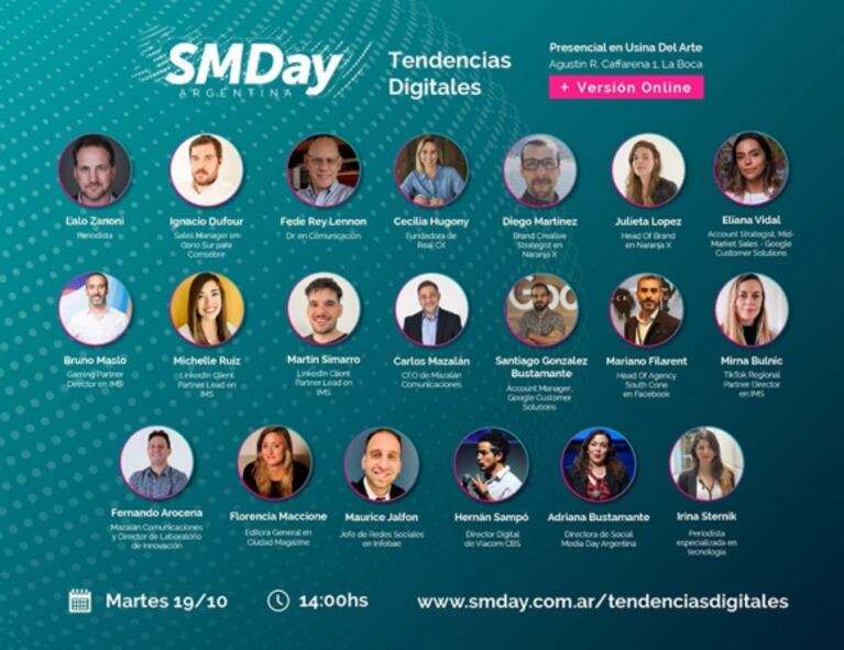Llega una nueva edición del Social Media Day Argentina: el evento sobre tendencias digitales tendrá una modalidad mixta