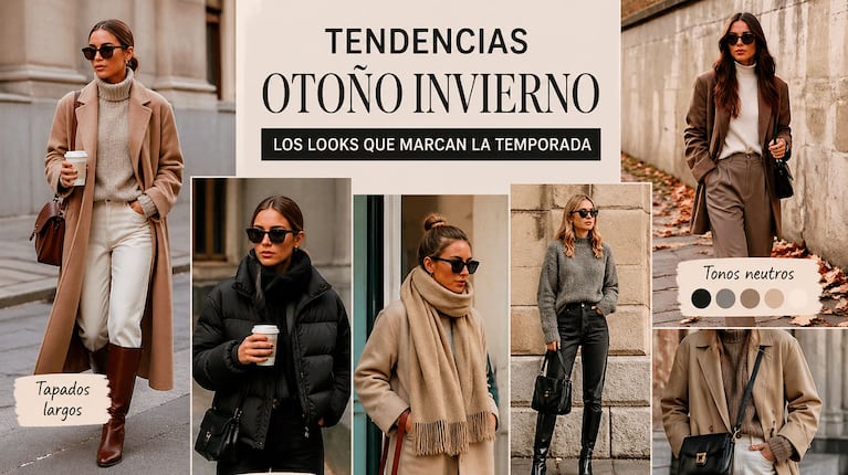 Llegó el primer frío a Argentina: los looks abrigados que marcan tendencia y cómo adaptarlos (foto creada con IA)