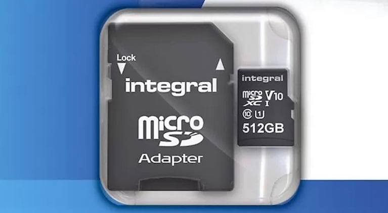 Llegó la microSD con 512 GB