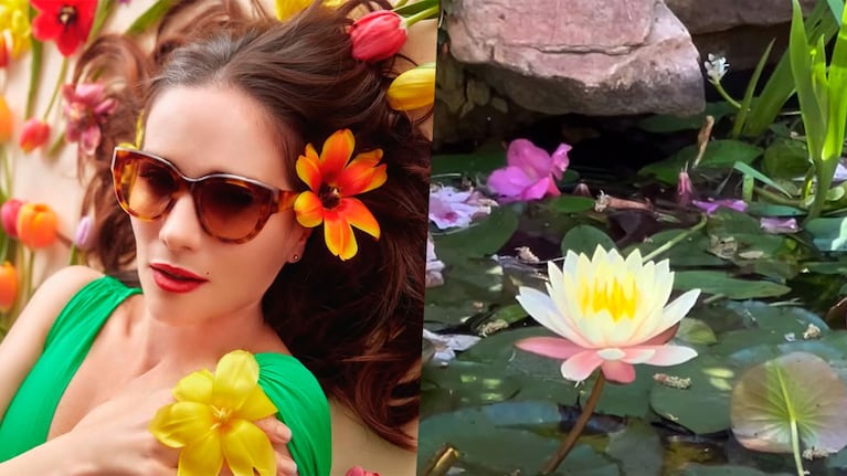 Llegó la primavera al jardín de Natalia Oreiro (Foto: Instagram)