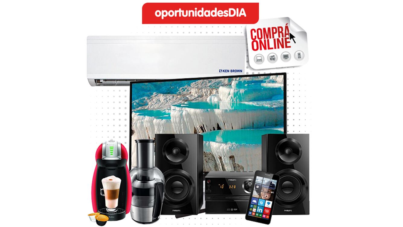 Llegó OportunidadesDIA, el e-commerce de Supermercados DIA con hasta 50% OFF en electro 