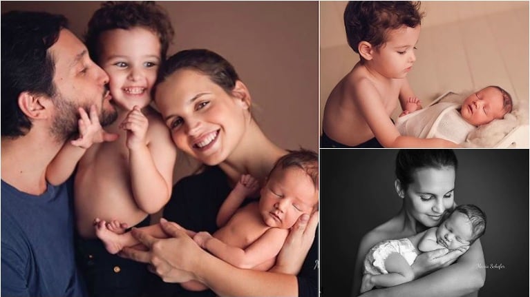 ¡Lluvia de corazones! Las fotos súper tiernas de Germán Paoloski y Sabrina Garciarena con sus hijos: "Mis amores" Foto: Instagram