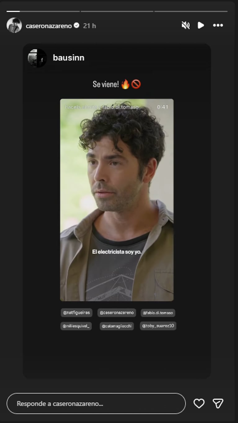 Lo nuevo de Nazareno Casero. (Foto: @caseronazareno)