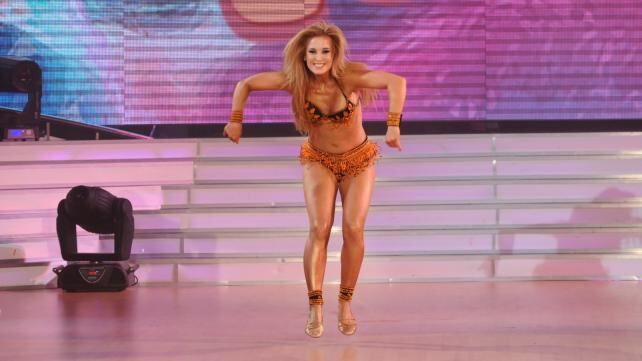 Lo Re quedó eliminada pista de Bailando 2010